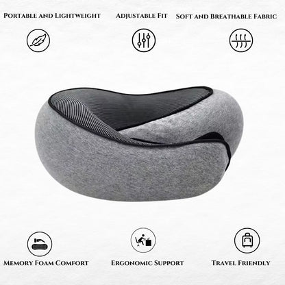 RestEase Memory Foam Travel Pillow